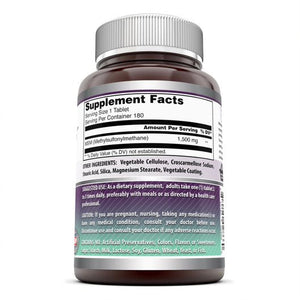 Amazing Formulas MSM 1500 mg 180 Tablets