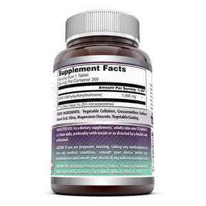 Amazing Formulas MSM 1000 Mg 200 Tablets