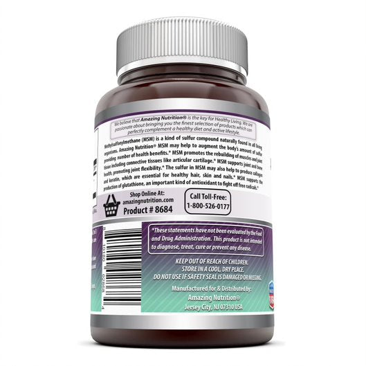 Amazing Formulas Opti MSM 1000 mg 200 Tablets