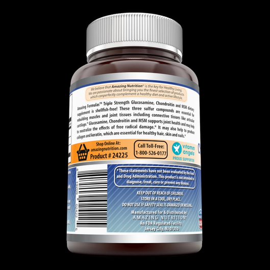 
                
                    Load image into Gallery viewer, Amazing Formulas Glucosamine Chondroitin &amp;amp; MSM 120 Tablets
                
            