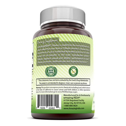 Amazing India Tribulus Extract Dietary Supplement - 1000MG (90 Tablets)