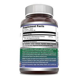 Amazing Formulas Tribulus Terrestris Extract 1000 MG 90 Tablets