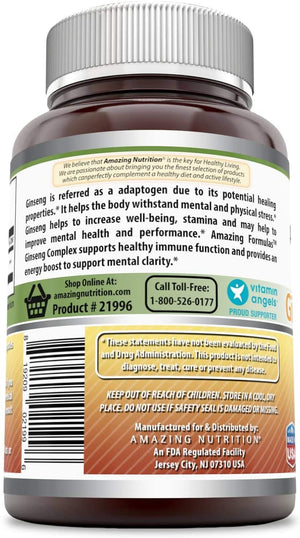 Amazing Formulas Ginseng Complex 1000 Mg 240 Capsules