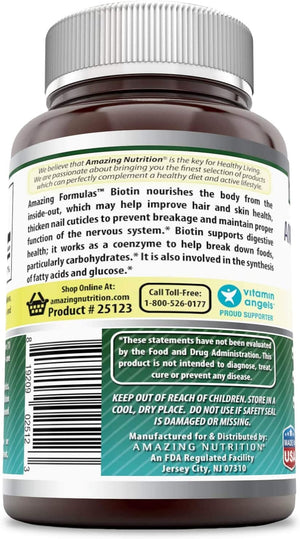 Amazing Formulas Biotin 5000 Mcg 240 Tablets