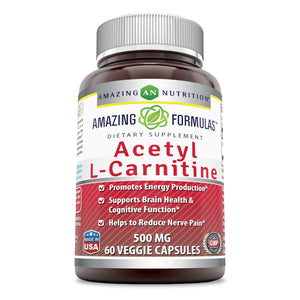 Amazing Formulas Reduced L-Glutathione - 500 Mg, 60 Veggie Capsules
