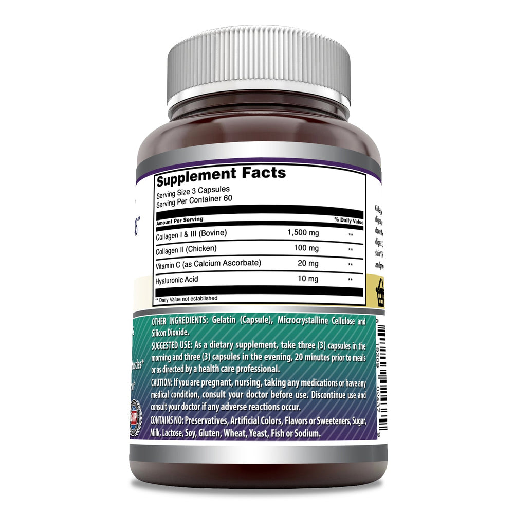 Amazing Formulas Advanced Collagen 1600 mg Per Serving 180 Capsules