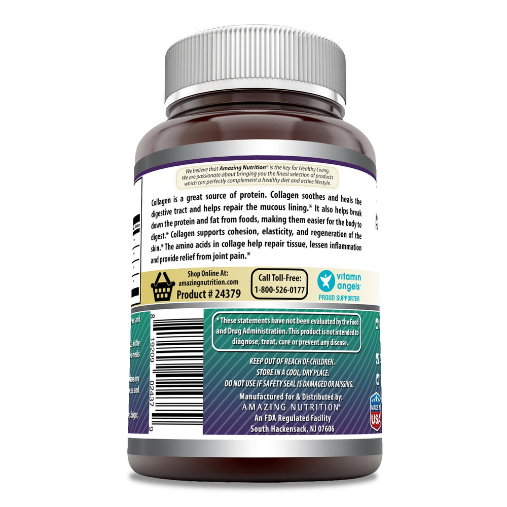 Amazing Formulas Advanced Collagen 1600 mg Per Serving 180 Capsules