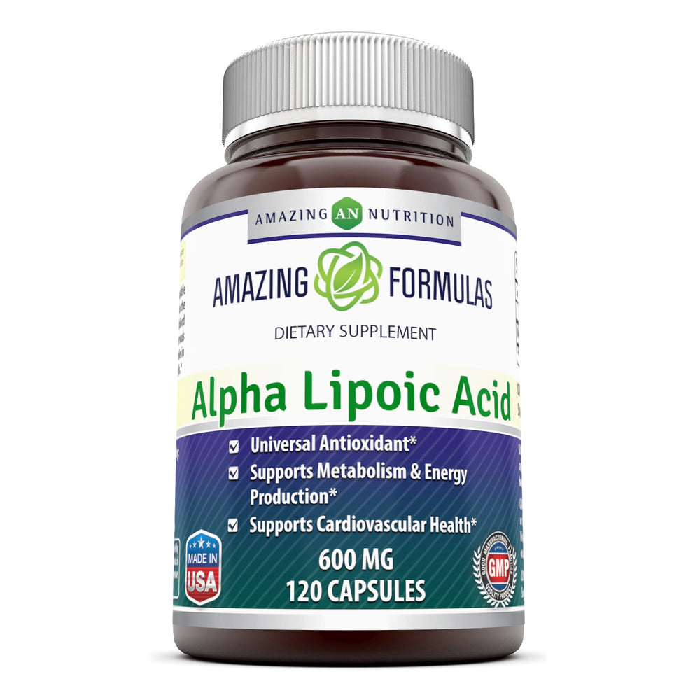 Amazing Formulas Alpha Lipoic Acid 600 mg 120 Capsules