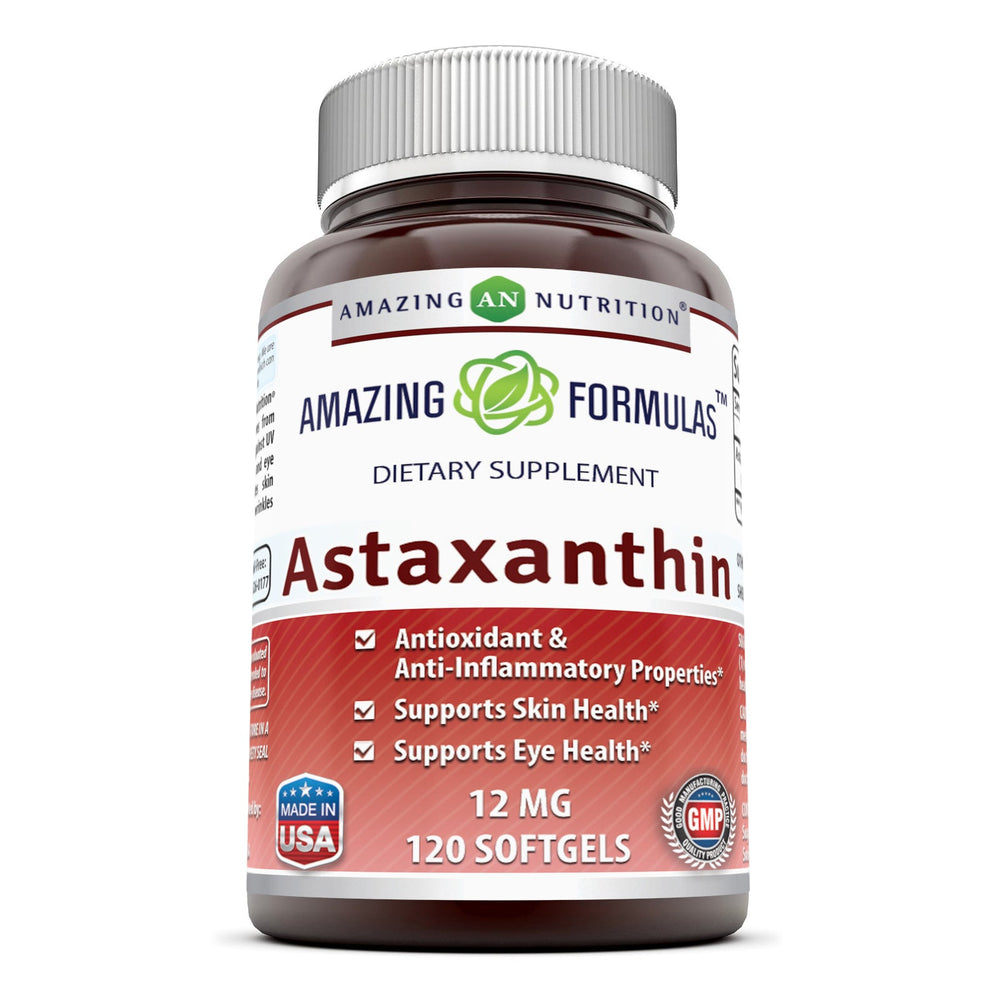 
                
                    Load image into Gallery viewer, Amazing Formulas Astaxanthin 12 Mg 120 Softgels
                
            