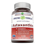 Amazing Formulas Astaxanthin 12 Mg 120 Softgels