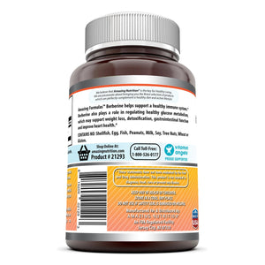 Amazing Formulas Berberine Plus 1000 Mg Per Serving 250 Capsules