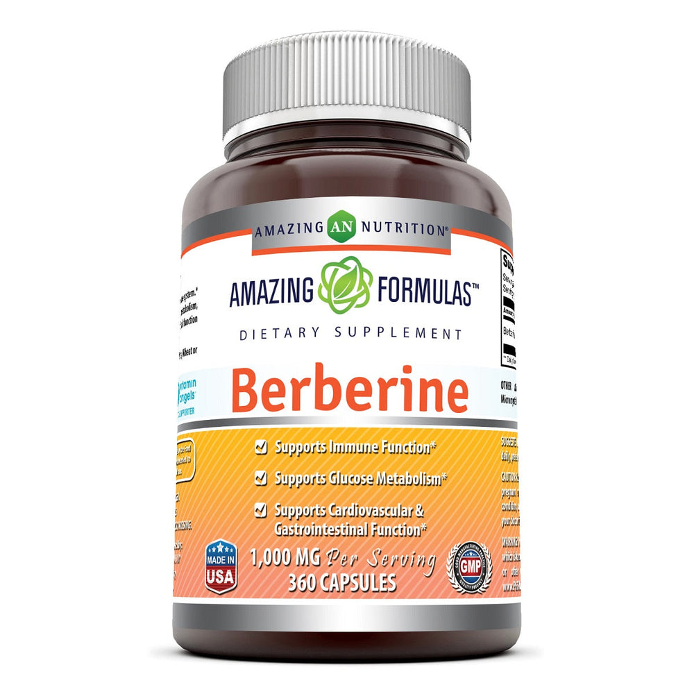 Amazing Formulas Berberine 1000 Mg 360 Capsules
