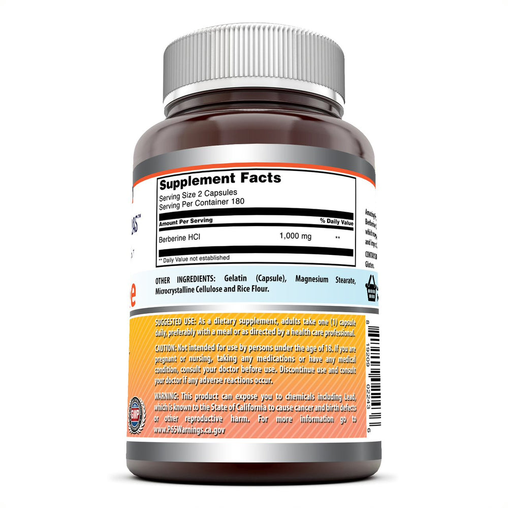 Amazing Formulas Berberine 1000 Mg 360 Capsules