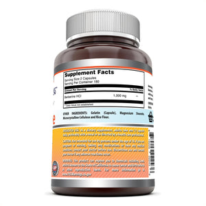 Amazing Formulas Berberine 1000 Mg 360 Capsules