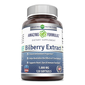 
                
                    Load image into Gallery viewer, Amazing Formula Bilberry Extract 1000 Mg 120 Softgels
                
            