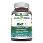 Amazing Formulas Biotin Supplement 10,000 mcg 200 Capsules