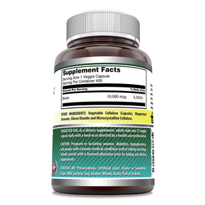 Amazing Formulas Biotin 10000 MCG 400 Capsules