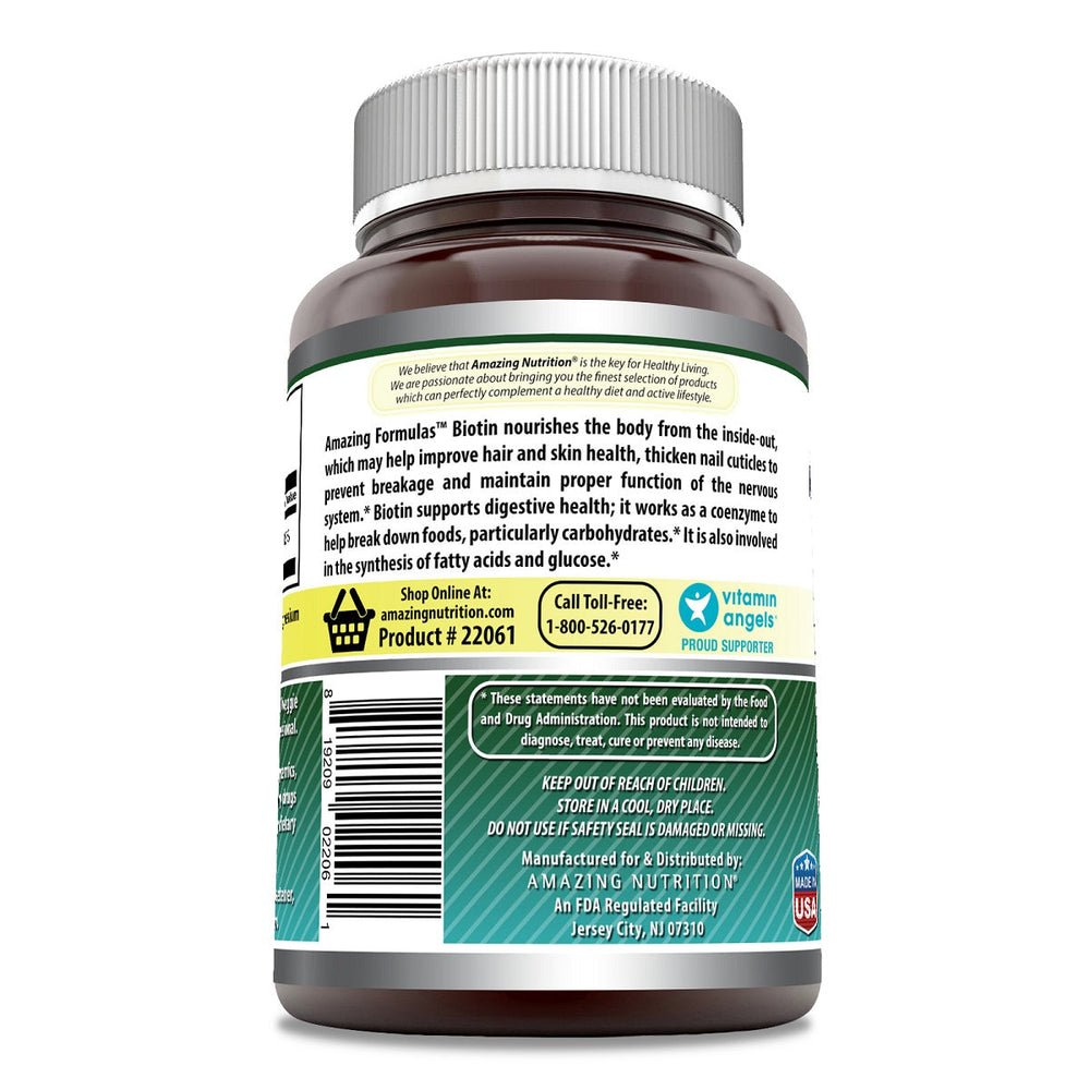 Amazing Formulas Biotin 10000 MCG 400 Capsules