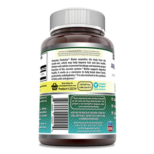 Amazing Formulas Boitin 5000 MCG, 100 Capsules