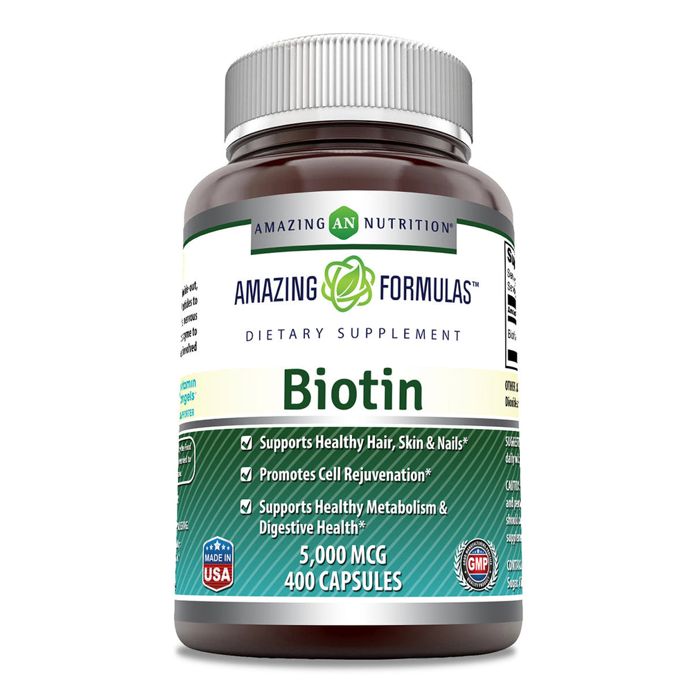 Amazing Formulas Biotin 5000 Mcg 400 Capsules