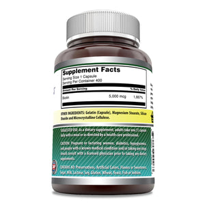Amazing Formulas Biotin 5000 Mcg 400 Capsules