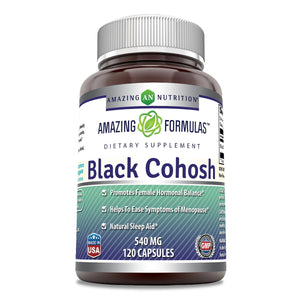 
                
                    Load image into Gallery viewer, Amazing Formulas Black Cohosh 540 mg 120 Capsules
                
            
