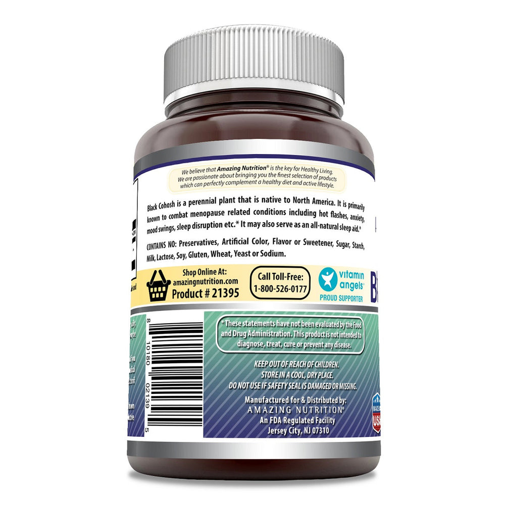 Amazing Formulas Black Cohosh 540 mg 120 Capsules