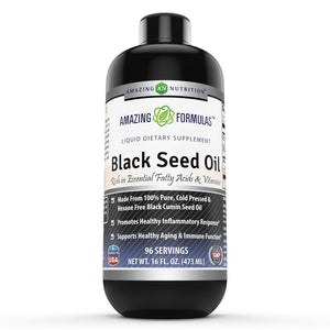 Amazing Formulas Black Seed Oil | 16 Fl Oz