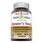 Amazing Formulas Brewers Yeast 7.5 Grain Capsule 500mg 240 Tablets