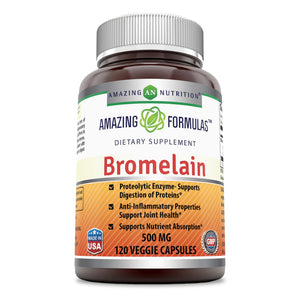 Bromelain | 500mg 2400 GDU 120srvgs