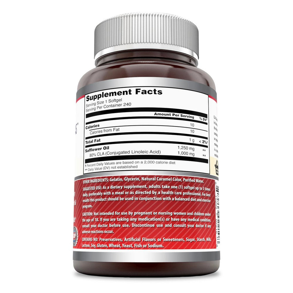 Amazing Formulas CLA 1250 Mg 240 Softgels