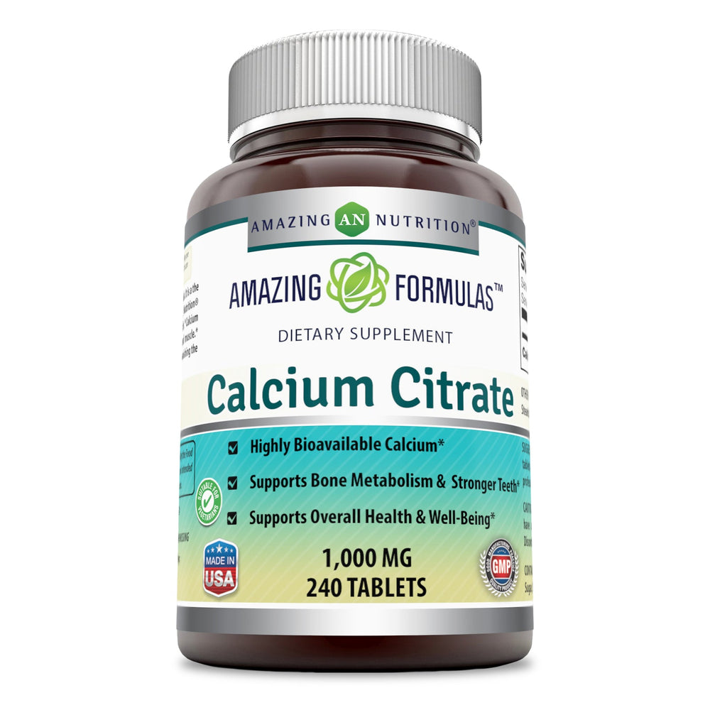 
                
                    Load image into Gallery viewer, Amazing Formulas Calcium Citrate 1000 Mg 240 Tablets
                
            