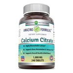 Amazing Formulas Calcium Citrate 1000 Mg 240 Tablets