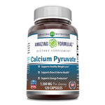 Amazing Formulas Calcium Pyruvate 1500 mg 120 Capsules