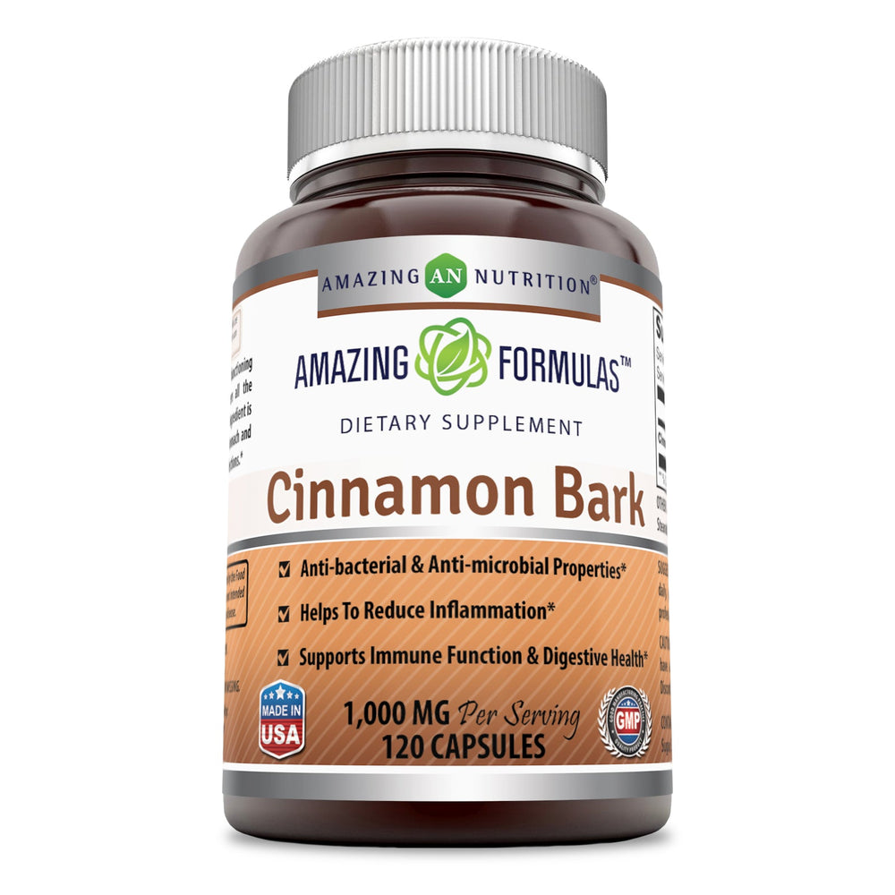 Amazing Formulas Cinnamon Bark 1000 Mg 120 Capsules