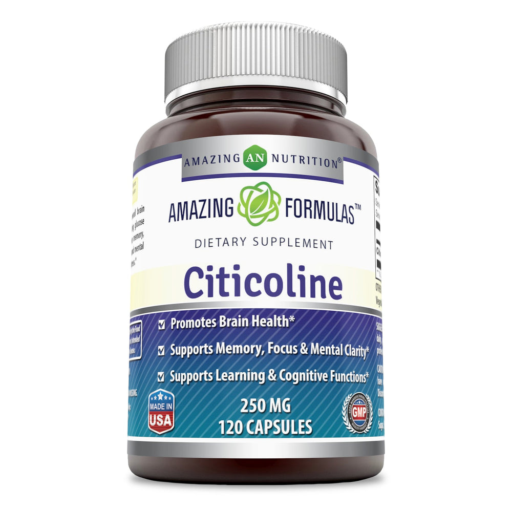 Amazing Formulas Citicoline 250 Mg 120 Capsules