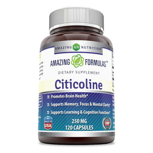 
                
                    Load image into Gallery viewer, Amazing Formulas Citicoline 250 Mg 120 Capsules
                
            