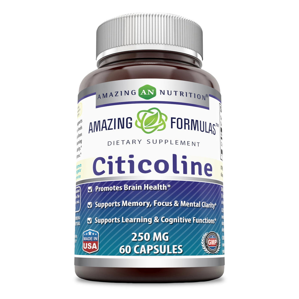 Amazing Formulas Citicoline 250 Mg 60 Capsules