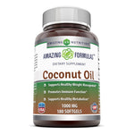 Amazing Formulas Coconut Oil 1000 Mg 180 Softgels