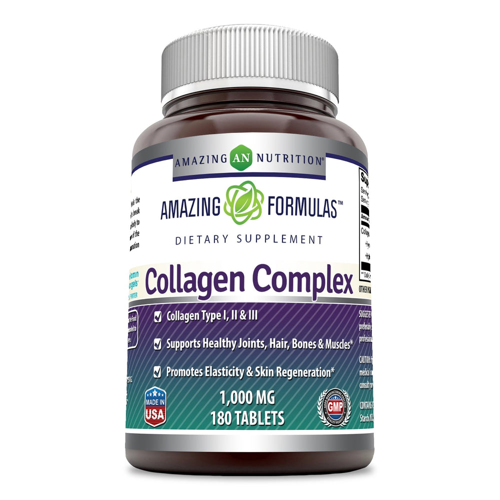 Amazing Formulas Collagen Complex 1000 Mg 180 Tablets