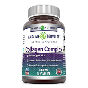 Amazing Formulas Collagen Complex 1000 Mg 180 Tablets