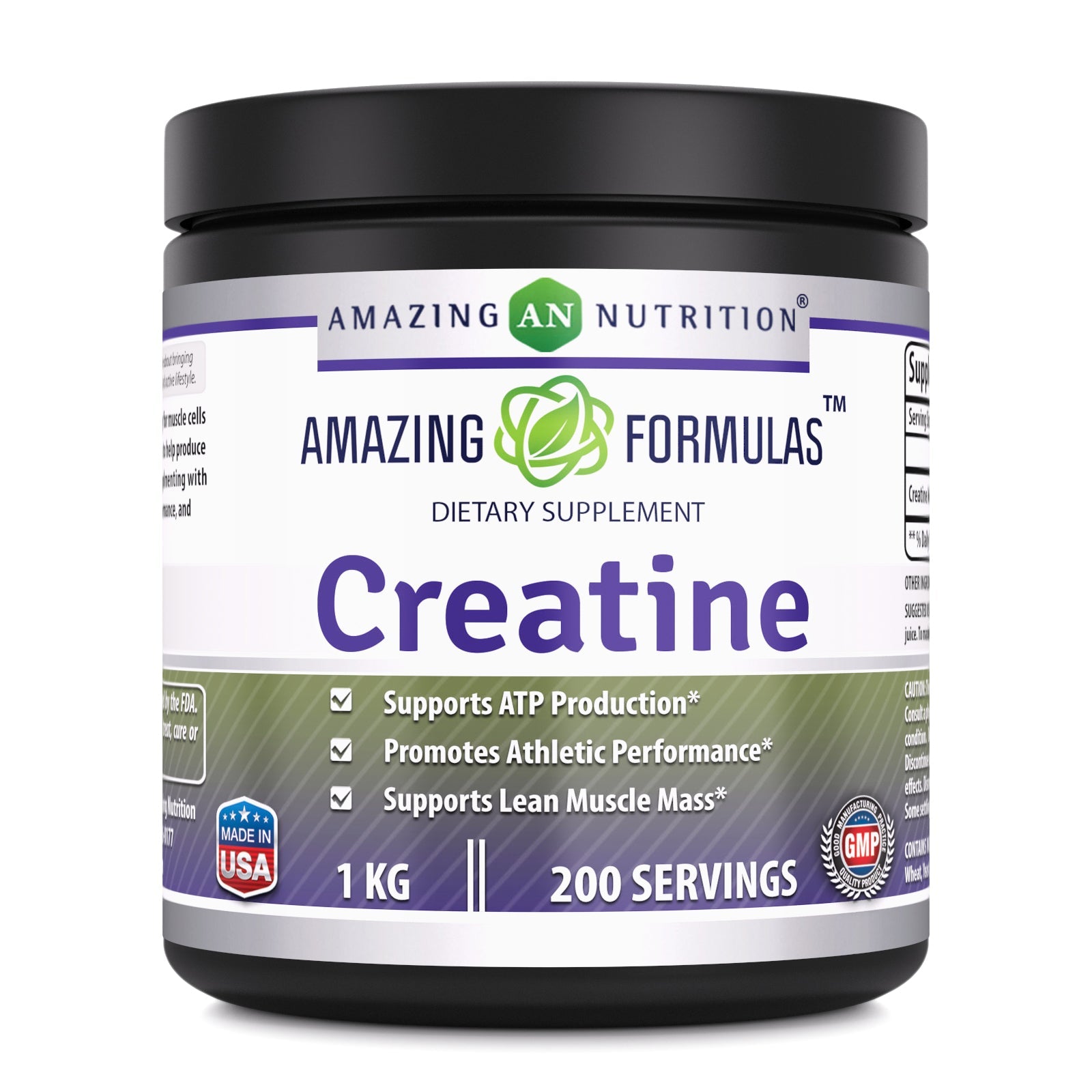 Amazing Formulas Creatine Powder 1 KG (2.2 Lb), 200 Servings