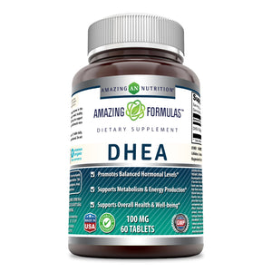 Amazing Formulas DHEA Supplement 100mg 60 Tablets