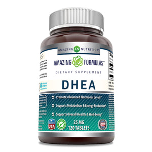 Amazing Formulas DHEA 25 Mg 120 Tablets