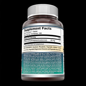 Amazing Formulas DHEA 25 Mg 180 Tablets