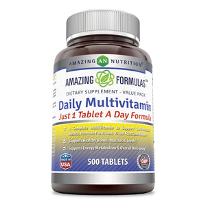
                
                    Load image into Gallery viewer, Amazing Formulas Daily Multivitamin 500 Tablets
                
            