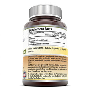 Amazing Formulas Dandelion Root 520 Mg 250 Capsules