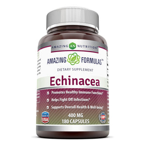 Amazing Formulas Echinacea 400 Mg 180 Capsules
