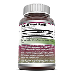 Amazing Formulas Echinacea 400 Mg 180 Capsules
