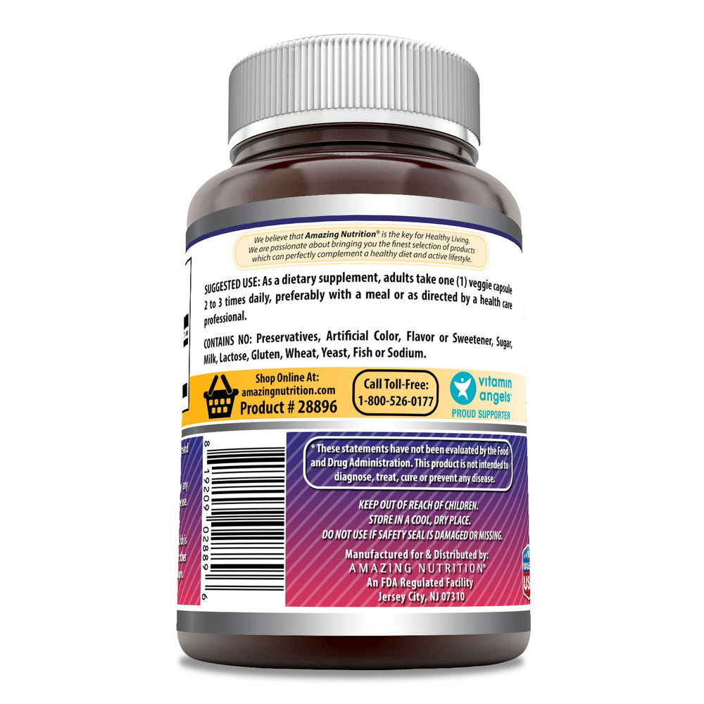 Amazing Formulas Elderberry 500mg 120 Veggie Capsules